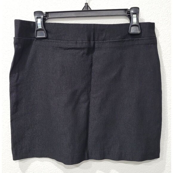 Womens Top 10 Black Mini Skirt with Back Zipper Closure Size S - Picture 1 of 5
